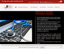 Tablet Screenshot of pioneeris.co.uk